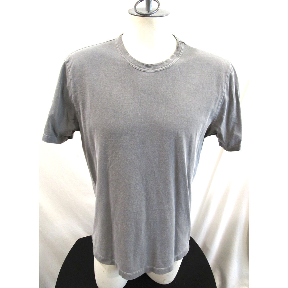 Buck Mason Gray Crew Neck T Shirt Made in USA Men Sz L